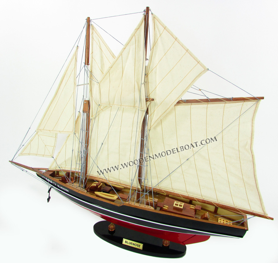 MODEL BOAT Bluenose Built in 1921 in Lunenburg, Nova Scotia, BLUENOSE II, sailboat Bluenose model, wooden sail boat Bluenose, hand-crafted Bluenose model boat, wooden model boat Bluenose, MODEL YACHT Bluenose AMERICA'S CUP COLLECTION, Bluenose model yacht, model ship Bluenose, Bluenose sailing boat, sailing boat model Bluenose, Bluenose america cup yacht, yacht Bluenose, Bluenose model ship, ship model Bluenose