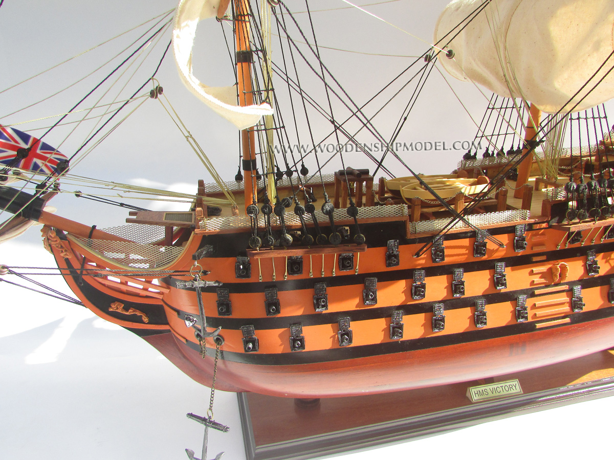 Model HMS Victory ready for display, scale HMS Victory model ship, ship model HMS Victory, wooden ship model HMS Victory, hand-made ship model HMS Victory, display ship model HMS Victory, HMS Victory model, qualily model ship HMS Victory, woodenshipmodel, woodenmodelboat, gianhien, gia nhien co., ltd, gia nhien co model boat and ship builder