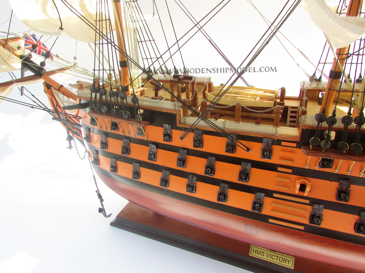 Model HMS Victory ready for display, scale HMS Victory model ship, ship model HMS Victory, wooden ship model HMS Victory, hand-made ship model HMS Victory, display ship model HMS Victory, HMS Victory model, qualily model ship HMS Victory, woodenshipmodel, woodenmodelboat, gianhien, gia nhien co., ltd, gia nhien co model boat and ship builder