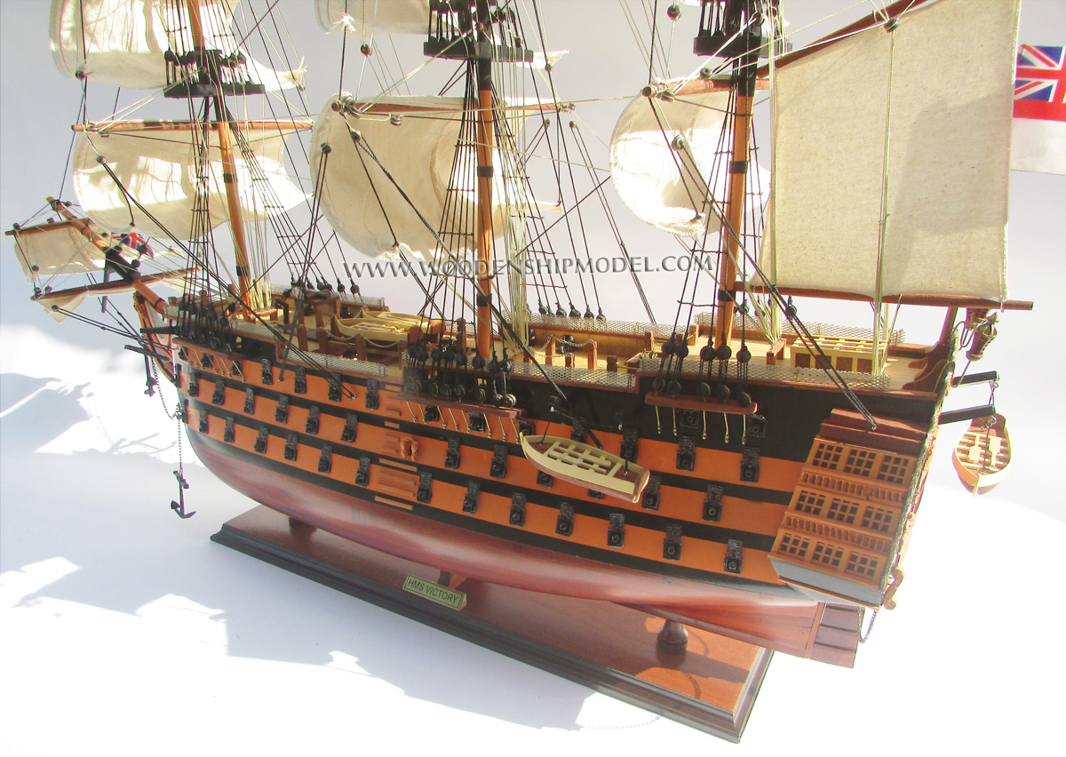 Model HMS Victory ready for display, scale HMS Victory model ship, ship model HMS Victory, wooden ship model HMS Victory, hand-made ship model HMS Victory, display ship model HMS Victory, HMS Victory model, qualily model ship HMS Victory, woodenshipmodel, woodenmodelboat, gianhien, gia nhien co., ltd, gia nhien co model boat and ship builder