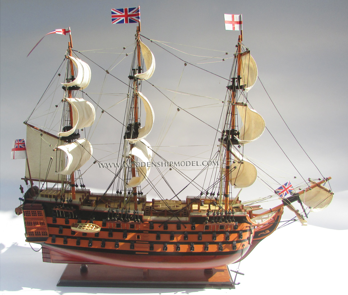 Model HMS Victory ready for display, scale HMS Victory model ship, ship model HMS Victory, wooden ship model HMS Victory, hand-made ship model HMS Victory, display ship model HMS Victory, HMS Victory model, qualily model ship HMS Victory, woodenshipmodel, woodenmodelboat, gianhien, gia nhien co., ltd, gia nhien co model boat and ship builder