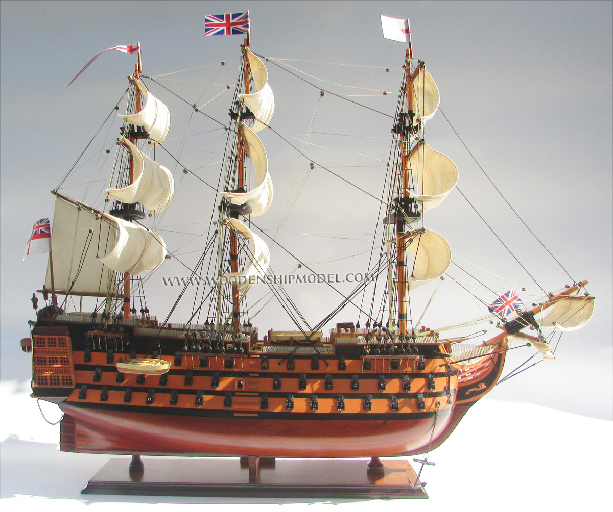 Model HMS Victory ready for display, scale HMS Victory model ship, ship model HMS Victory, wooden ship model HMS Victory, hand-made ship model HMS Victory, display ship model HMS Victory, HMS Victory model, qualily model ship HMS Victory, woodenshipmodel, woodenmodelboat, gianhien, gia nhien co., ltd, gia nhien co model boat and ship builder