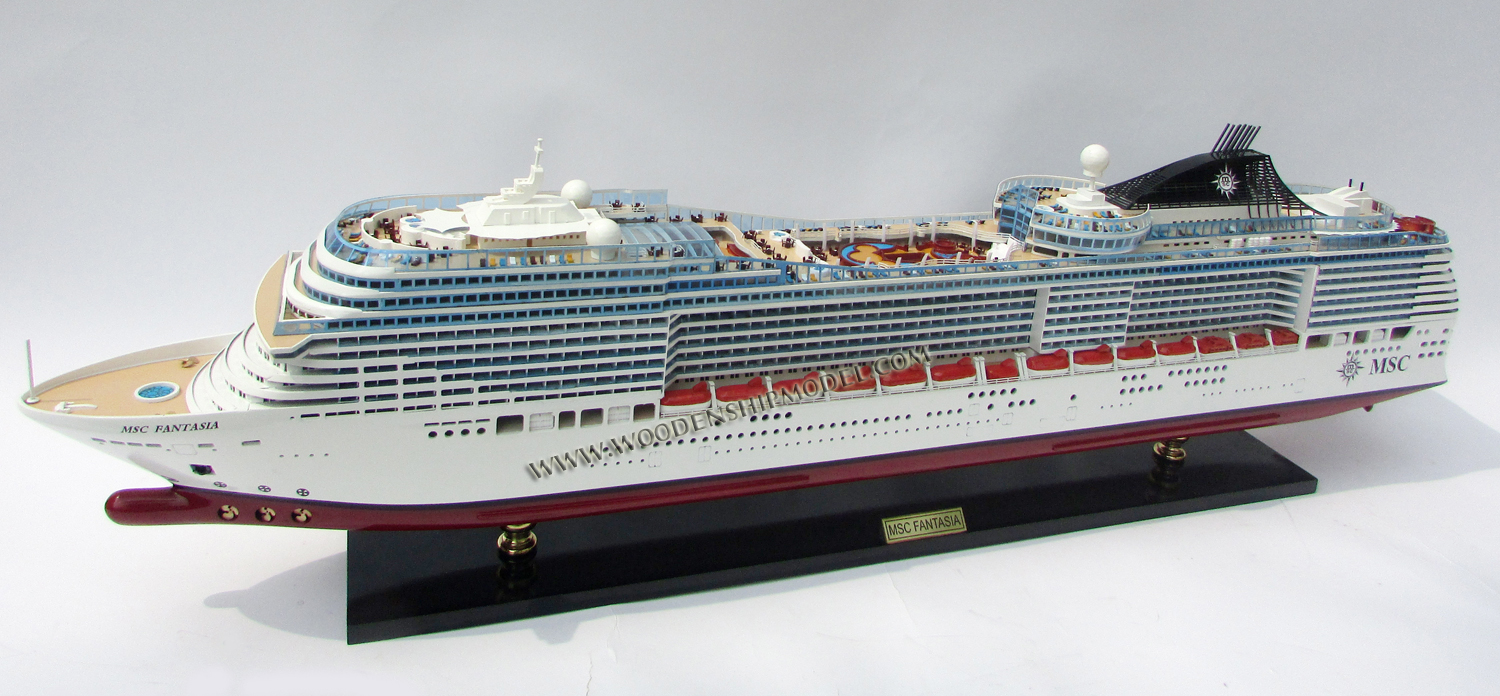 ship model MSC Fantasia, model ship MSC Fantasia, wooden ship model MSC Fantasia,hand-made ship MSC Fantasia, model ship MSC Fantasia, world  renaissance, MSC Fantasia display model, display model SeaBreeze, MSC Fantasia wooden ship model