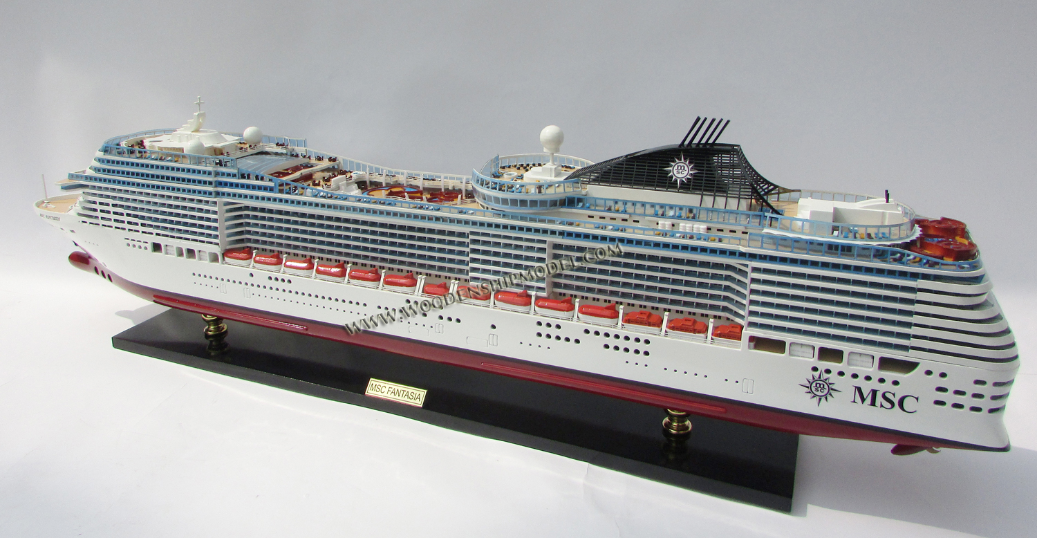 ship model MSC Fantasia, model ship MSC Fantasia, wooden ship model MSC Fantasia,hand-made ship MSC Fantasia, model ship MSC Fantasia, world  renaissance, MSC Fantasia display model, display model SeaBreeze, MSC Fantasia wooden ship model