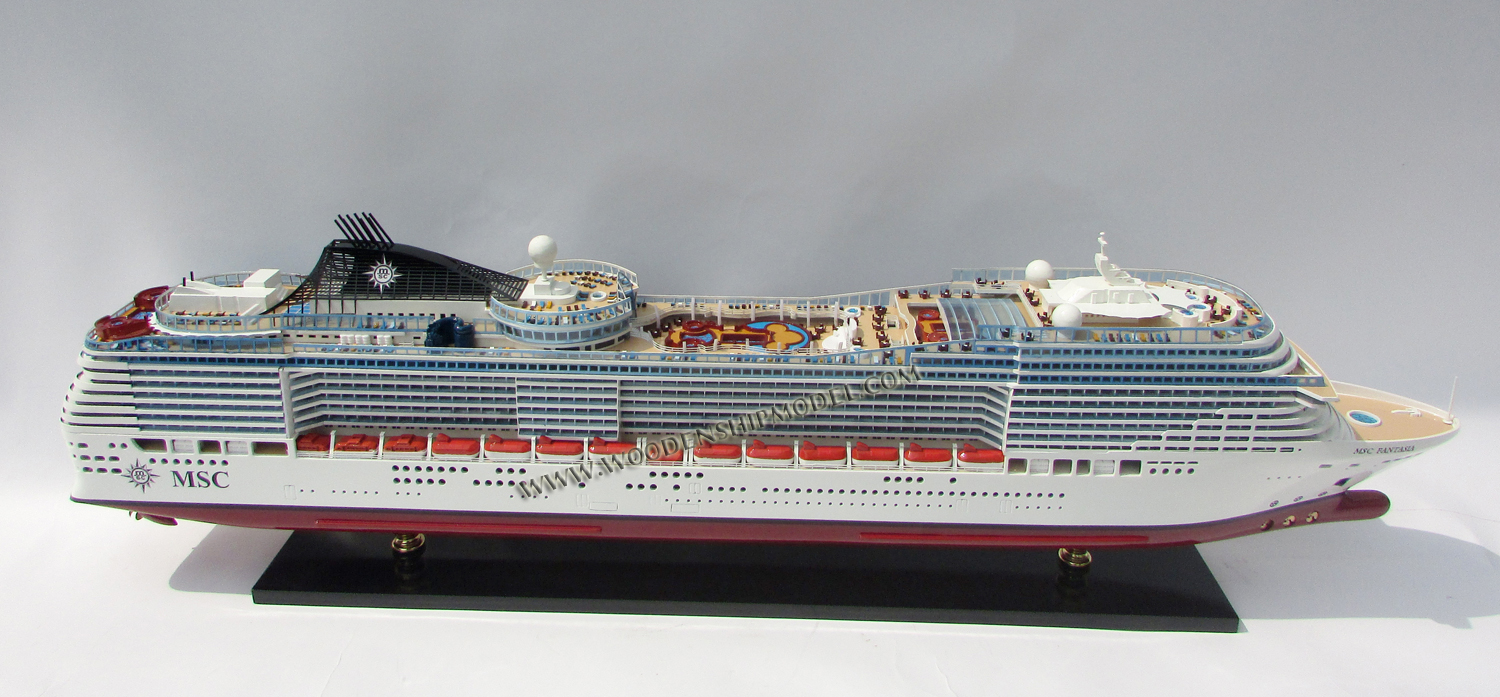 ship model MSC Fantasia, model ship MSC Fantasia, wooden ship model MSC Fantasia,hand-made ship MSC Fantasia, model ship MSC Fantasia, world  renaissance, MSC Fantasia display model, display model SeaBreeze, MSC Fantasia wooden ship model