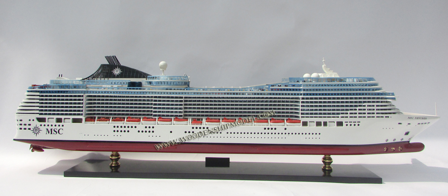 ship model MSC Fantasia, model ship MSC Fantasia, wooden ship model MSC Fantasia,hand-made ship MSC Fantasia, model ship MSC Fantasia, world  renaissance, MSC Fantasia display model, display model SeaBreeze, MSC Fantasia wooden ship model