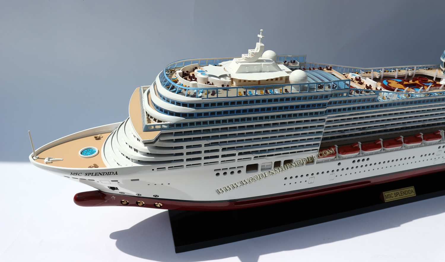 ship model MSC Splendida, model ship MSC Splendida, wooden ship model MSC Splendida,hand-made ship MSC Splendida, model ship MSC Splendida, world  renaissance, MSC Splendida display model, display model SeaBreeze, MSC Splendida wooden ship model