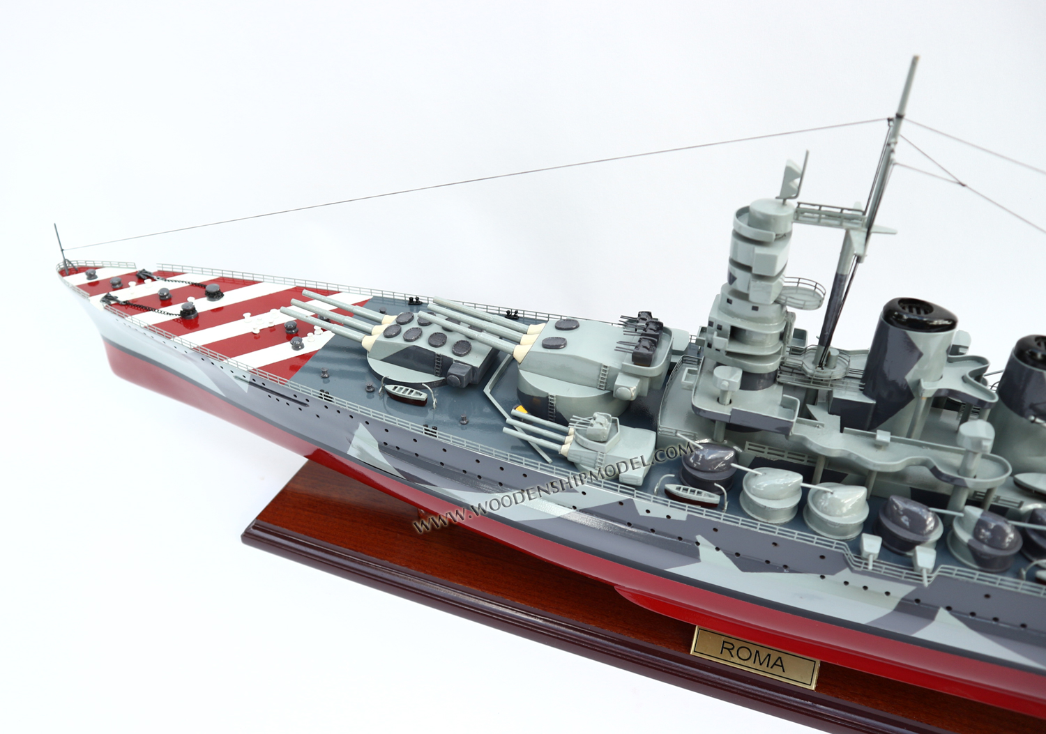 Roma, Roma, aircraft carrier ship model, Handcrafted Roma model, hand-made Roma model boat, Roma Italian navy ship model, scale Roma model boat, display model Roma, quality model Roma, wooden ship model Roma, wooden model boat Roma, quality model ship Roma