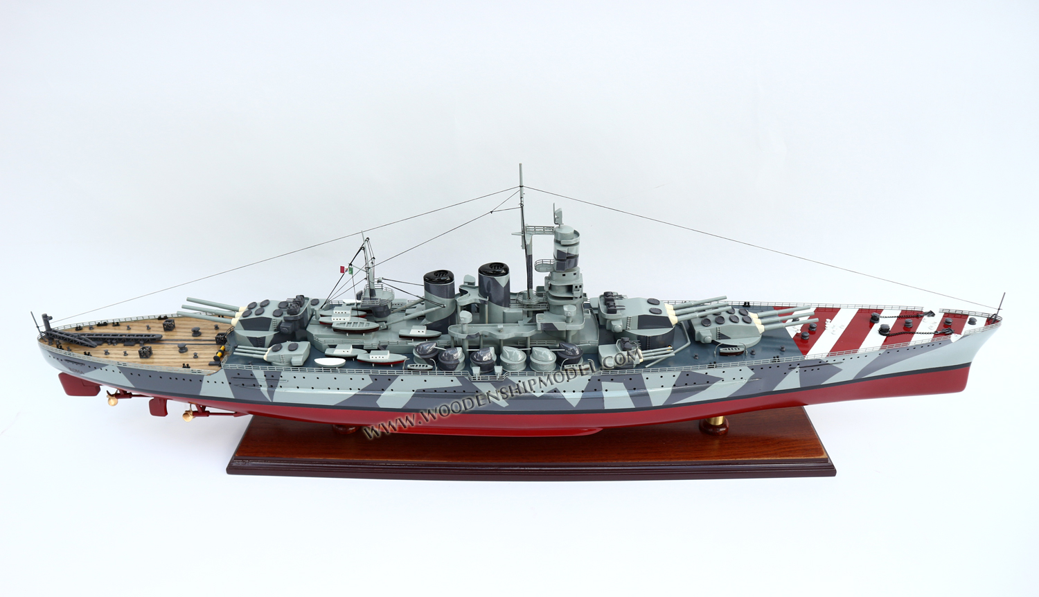 Roma, Roma, aircraft carrier ship model, Handcrafted Roma model, hand-made Roma model boat, Roma Italian navy ship model, scale Roma model boat, display model Roma, quality model Roma, wooden ship model Roma, wooden model boat Roma, quality model ship Roma