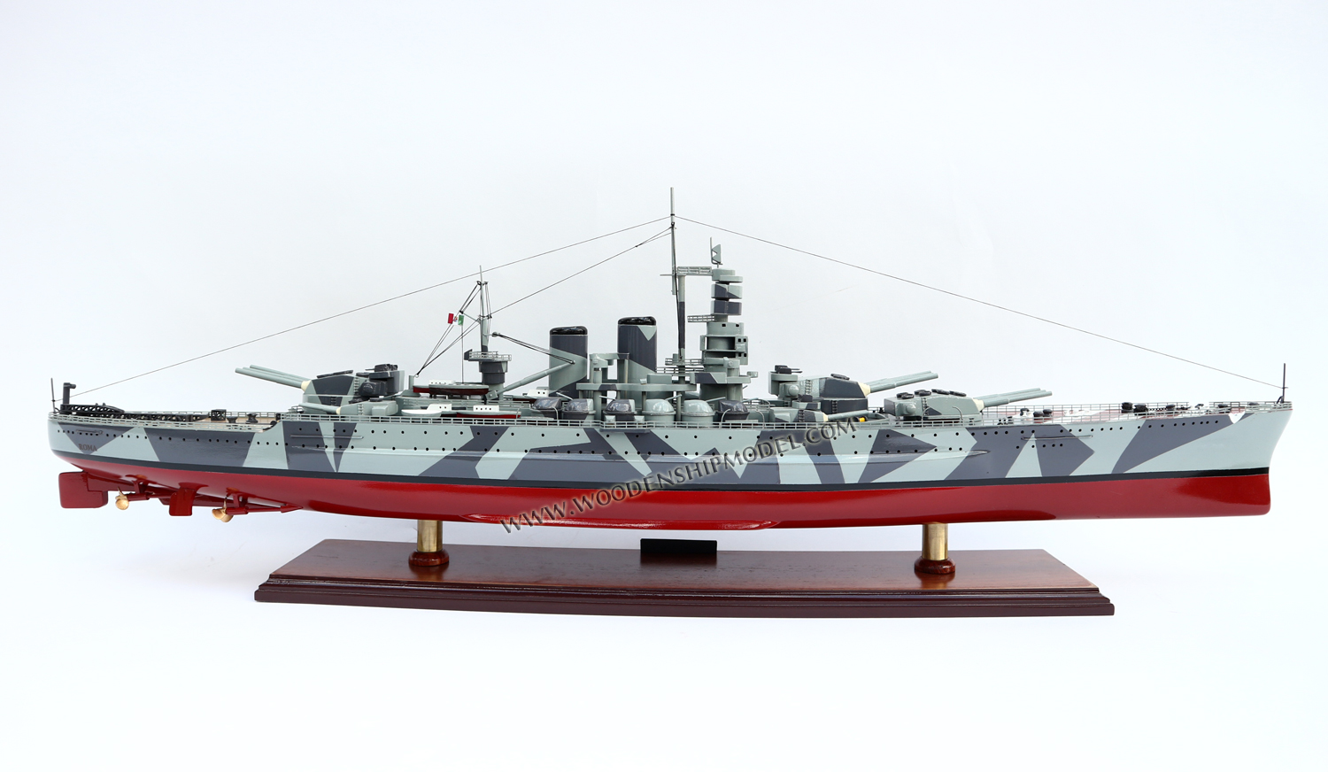 Roma, Roma, aircraft carrier ship model, Handcrafted Roma model, hand-made Roma model boat, Roma Italian navy ship model, scale Roma model boat, display model Roma, quality model Roma, wooden ship model Roma, wooden model boat Roma, quality model ship Roma