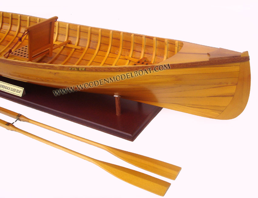 Honey Adirondack Guideboat Model