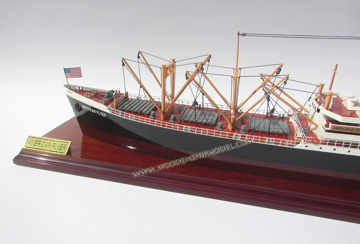 American Flyer cargo ship wooden model ship decoration, American Flyer cargo ship ship model, model ship Texaco Ohio, hand-crafted oil tanker Texaco Ohio, Texaco Ohio display model, hand-made Texaco Ohio model ship, hand-crafted oil tanker modelship Texaco Ohio, hand-made oil tanker model from wood, wooden ship model, wooden model boat, quality model boat, quality model ship, gia nhien co., ltd vietnam, gani, ga-ni llc, leading vietnam model ship builder, leading model boat in vietnam, boat builder in vietnam, boat ship model in ho chi minh city, vietnam