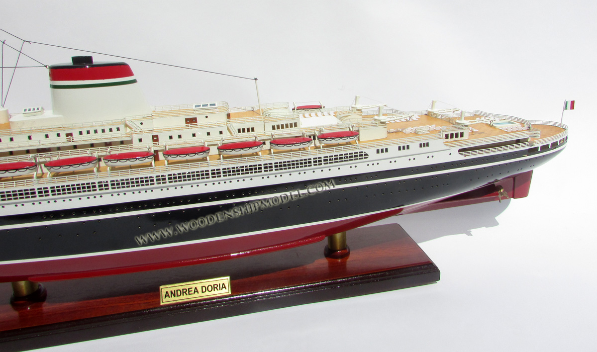 SS Andrea Doria Model Ship Aft Sun Deck