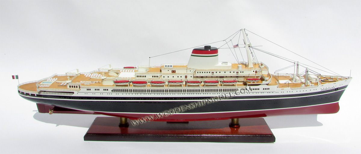 SS Andrea Doria Italian ocean liner ship model