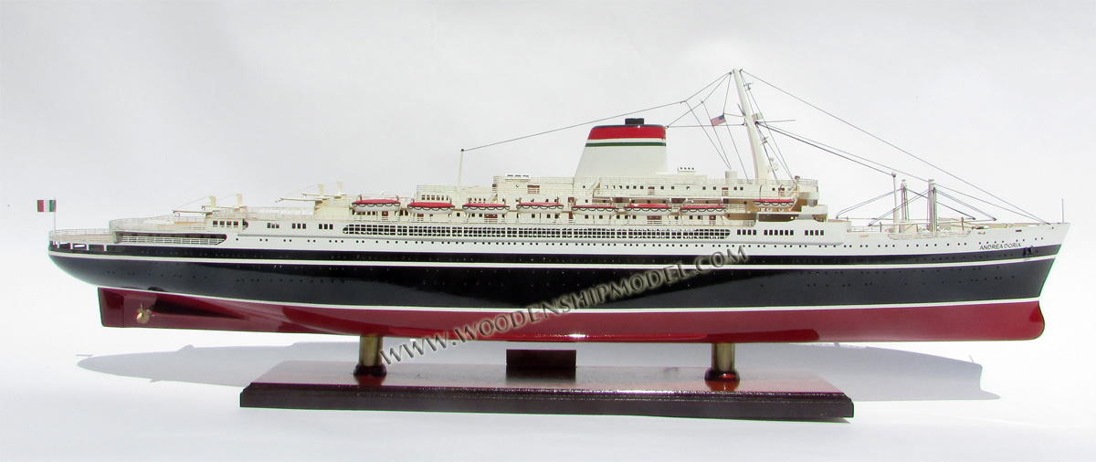 SS Andrea Doria Italian ocean liner ship model