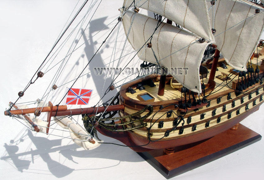 AZOV model ship bow view