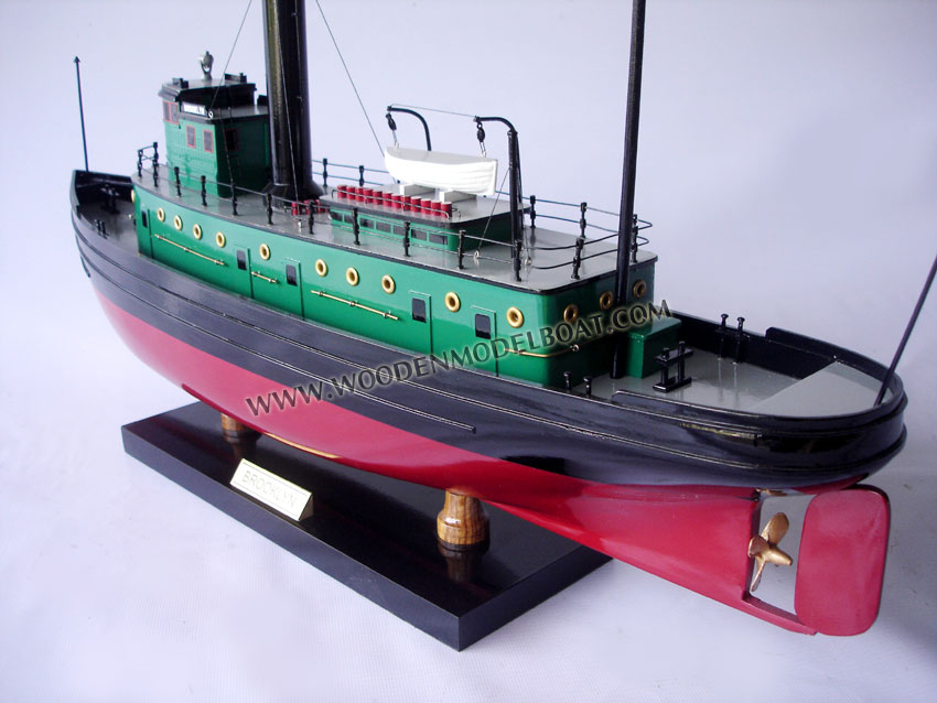 Wooden model habor tug Brooklyn