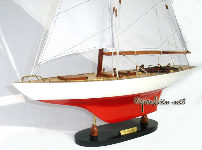 MODEL YACHT CONSTELLATION, Model yacht Constellation, Constellation AMERICA'S CUP COLLECTION, Constellation craft boat, Constellation J-class yacht, Constellation designed by Charles Ernest Nicholson, Constellation built in 1933 by Camper and Nicholsons at Gosport, Hampshire, hand-made Constellation yacht model, Constellation J Class model yacht, wooden yacht model Constellation, J class yacht Constellation shamrock endeavour, J class yacht Britannia, Endeavour and Shamrock V