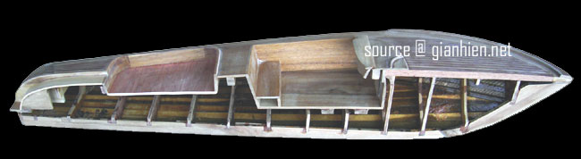 Model Riva Aquarama Hull Construction