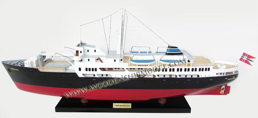 MS Finnmarken Museum Ship Model in 1956