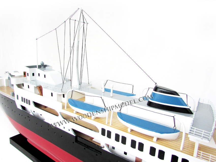 MS Finnmarken Museum Ship Model in 1956