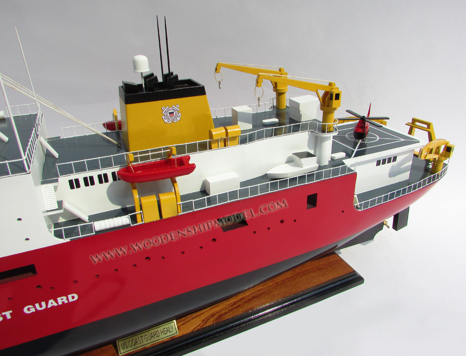 Hand-crafted US Coast Guard Healy Icebreaker, MODEL SHIP USCGC Healy Ice Breaker, United State ice breaker ship model, Ice breaker model ship Healy, US Coast guard icebreker healy mdoel ship, icebreker ship model ready for display, US ship model, US icebreaker model ship ship model