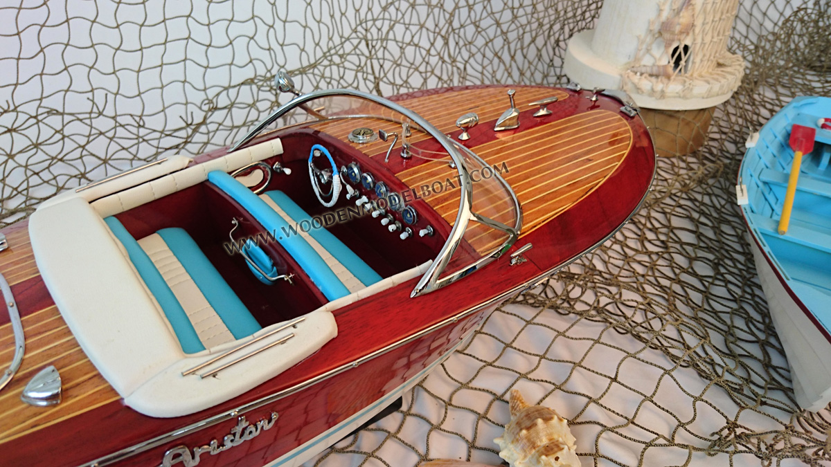 Riva Ariston wooden boat, wooden model boat riva ariston, quality model boat riva ariston, hand-crafted wooden model boat Riva Ariston speed boat, Riva Ariston Vietnam handmade, Riva Ariston wooden boat, Riva Ariston boat custom made, handmade Riva Ariston, Handcrafted Riva Ariston, Gia Nhien's model boat, wooden model boat