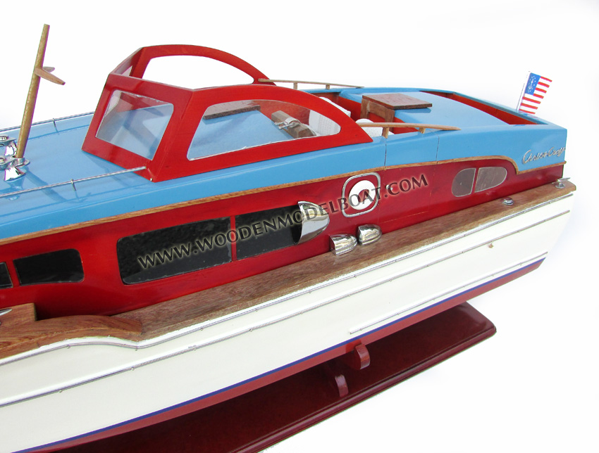 Woodenmodelboat Chris Craft Corvette 1955