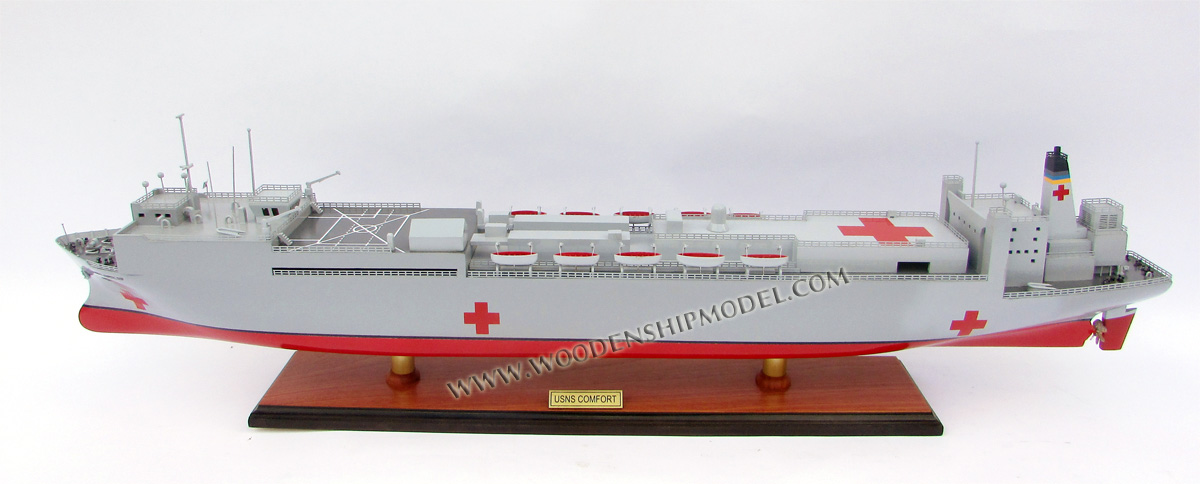 Handcrafted USNS Comfort Hospital Ship Model, USNS Comfort T-AH-20 model ship, war ship model USNS Comfort T-AH-20 hospital ship, war ship USNS Comfort T-AH-20 model, USNS Comfort T-AH-20 , hospital ship model USNS Comfort T-AH-20, hospital model ship, war ship model, battle ship model, USS FLETCHER, landing craft ship, USS ARIZONA, LIBERTY