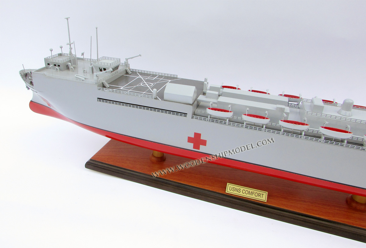 Scratch built USNS Comfort Hospital Ship Model, USNS Comfort T-AH-20 model ship, war ship model USNS Comfort T-AH-20 hospital ship, war ship USNS Comfort T-AH-20 model, USNS Comfort T-AH-20 , hospital ship model USNS Comfort T-AH-20, hospital model ship, war ship model, battle ship model, USS FLETCHER, landing craft ship, USS ARIZONA, LIBERTY