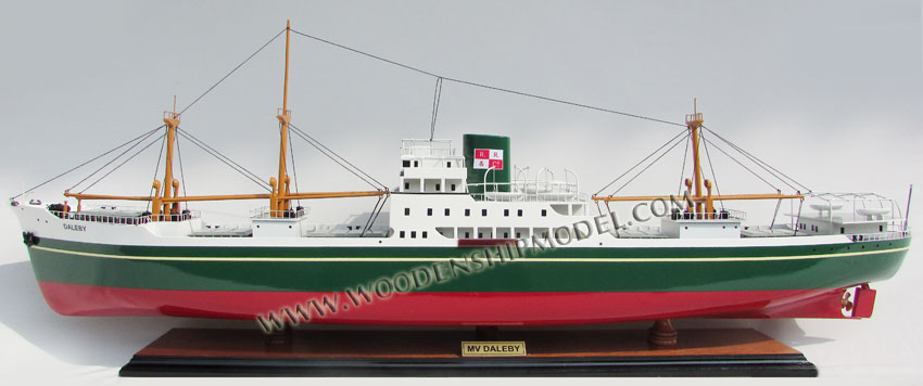 MV Daleby cargo ship model