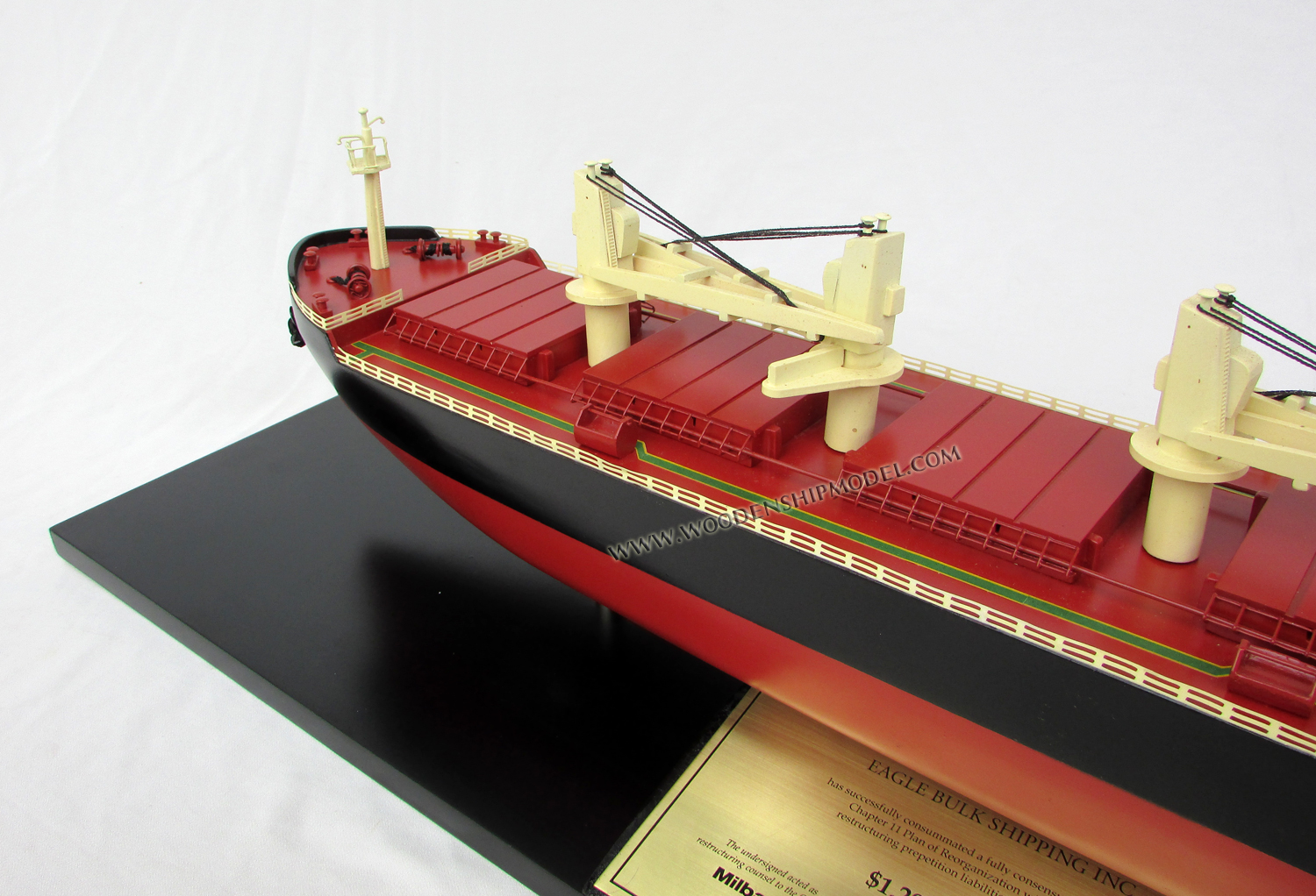 Crested Eagle Ship Model Tanker with cranes