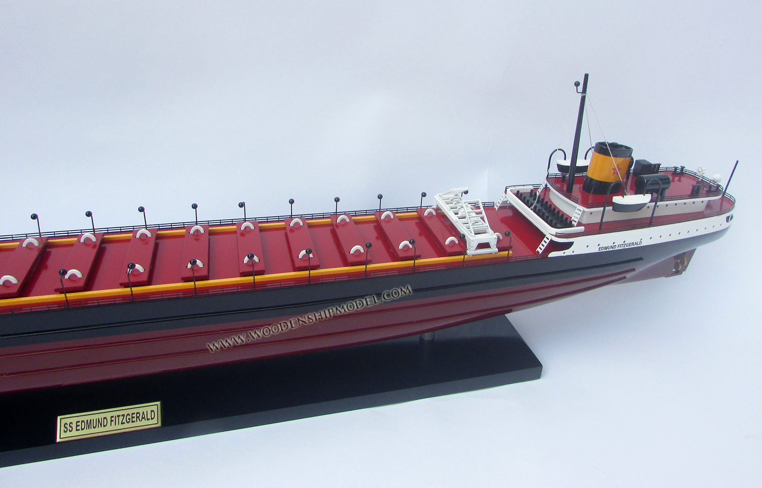 tanker model freighter SS Edmund Fitzgerald, ship model Edmund Fitzgerald, model ship Edmund Fitzgerald, SS Edmund Fitzgerald American Great Lakes Freighter Cargo Ship 40 inch, display freighter model SS Edmund Fitzgerald, Canada freighter model ship, great lake freighter  model ship for display, wooden ship model SS Edmund Fitzgerald, wooden boat model SS Edmund Fitzgerald, wooden model boat, Model Tanker freighter cargo SS Edmund Fitzgerald, Jahre Viking, Knock Nevis, algocanada ship model, model ship algocanada, algo canada ship