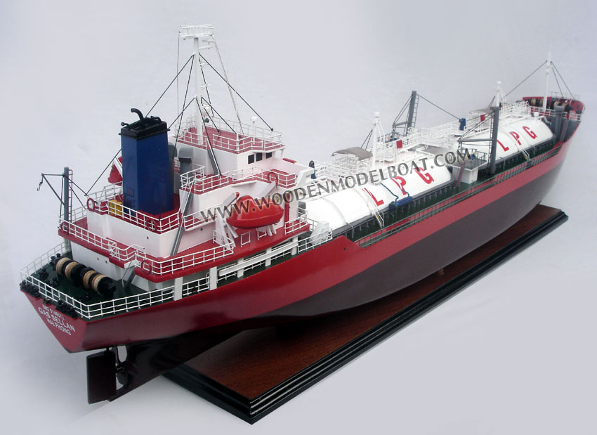 Model Tanker LPG ready for display