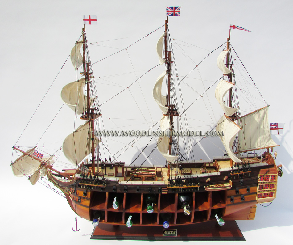 hms victory with winecell holder, hms victory nautical furniture, HMS VICTORY wooden model ship, HMS Victory hand-crafted model ship, vietnam ship model builder HMS Victory, HMS Victory handicrafts wooden gifts from Vietnam, HMS Victory, HMS Victory tall ship, HMS Victory historic ship, wooden model ship HMS Victory