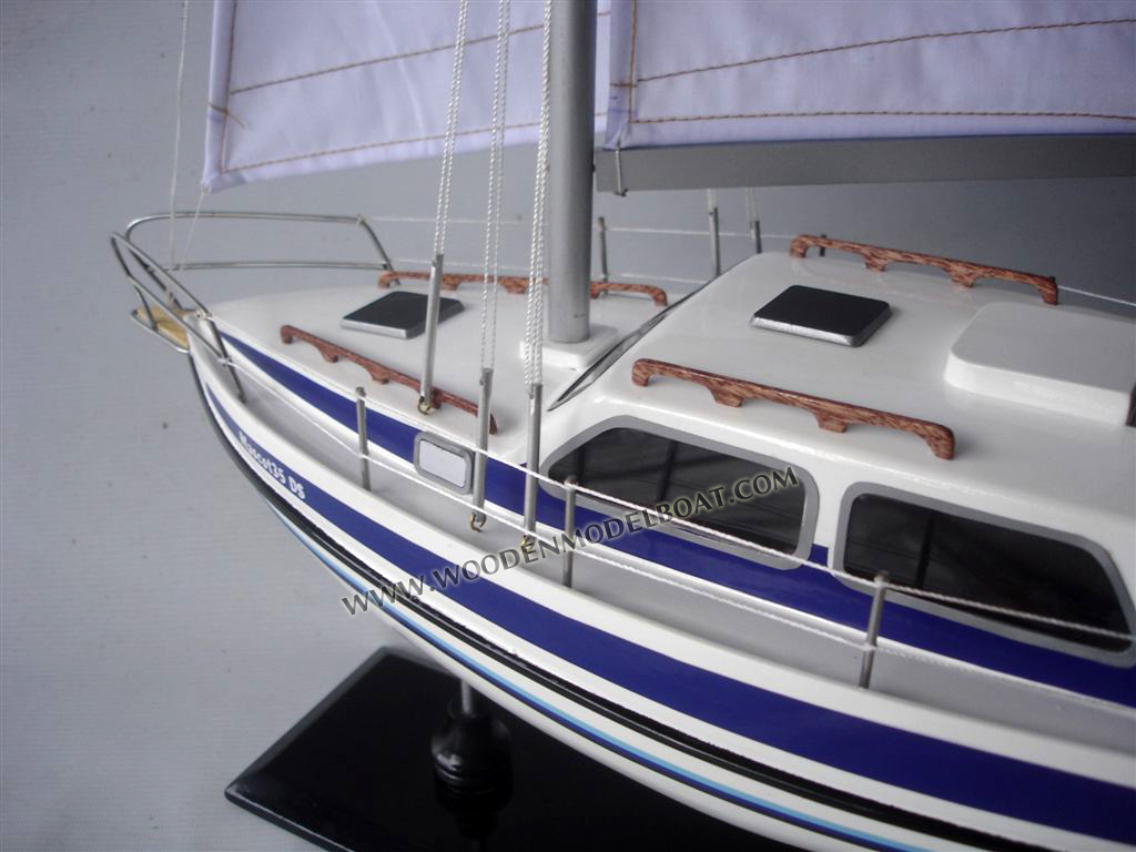 Wooden Sailing Boat Model