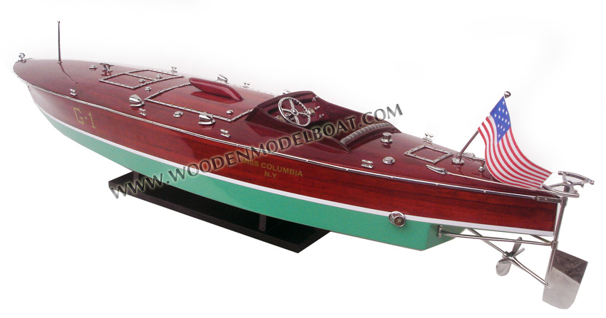 Wodoen Model Boat Miss Columbia G1 NY