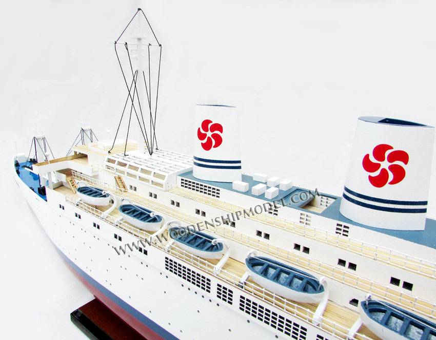 SS Constitution Ship Model