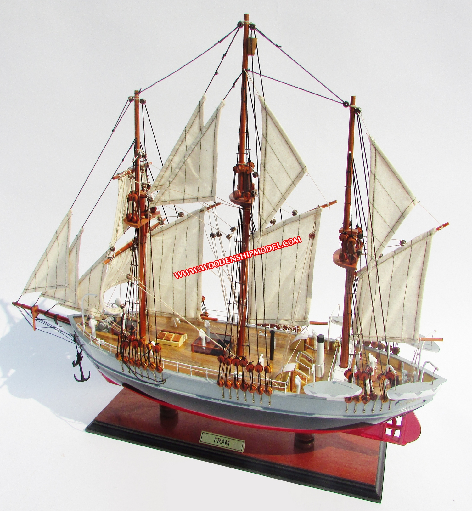 fram wooden ship model, model ship Fram ready for display, fram expedition ship model, fram expedition model ship, fram expedition historic ship, ship model fram expedition, fram expedition wooden model boat, Fram ship now in Oslo museum in Norway