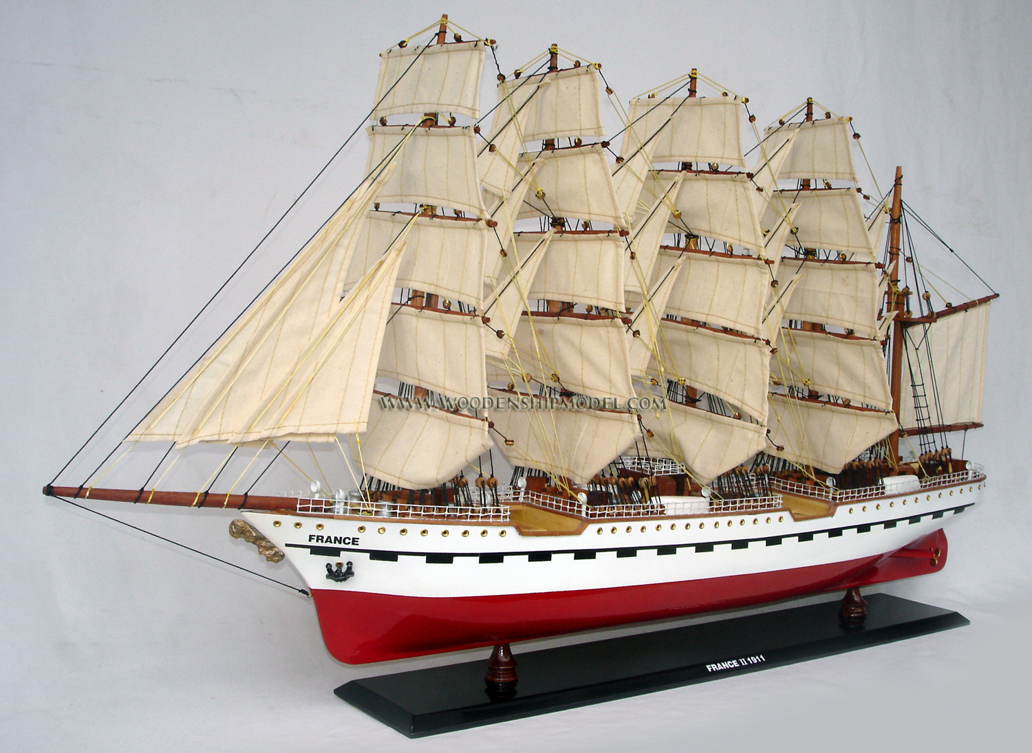 France II, France II, France II tall ship, France II historic ship, France II wooden model ship, France II model handicrafted ship, France II model handicraft boat, wooden model boat handicraft France II, model historic ship France II, model handicrafted ship France II