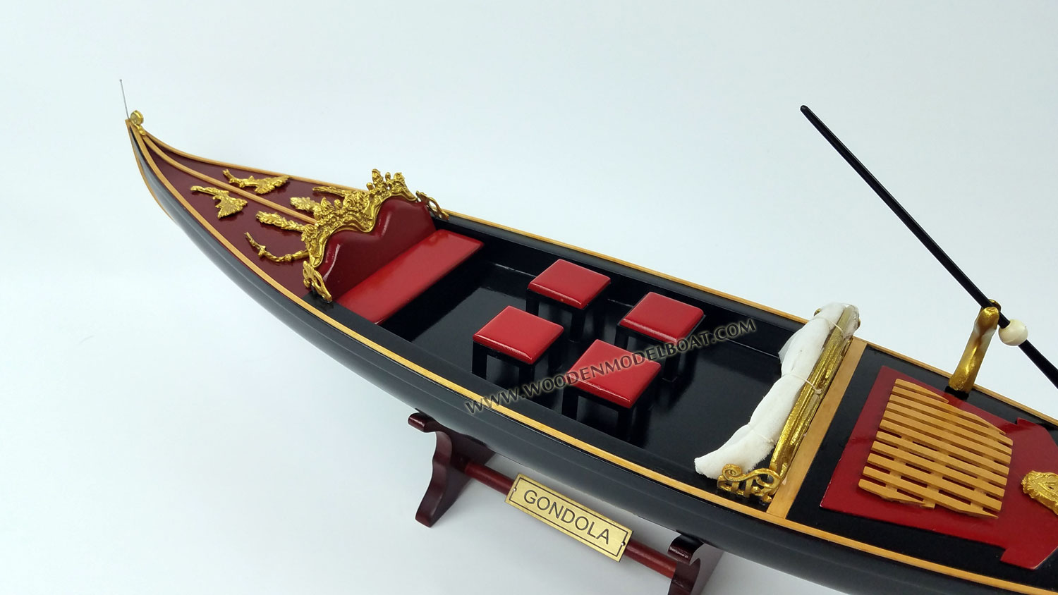 Gondola model ready for display