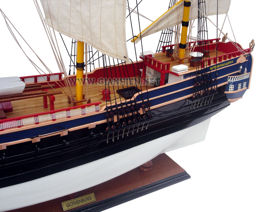 Model Ship Gothenburg Bow View