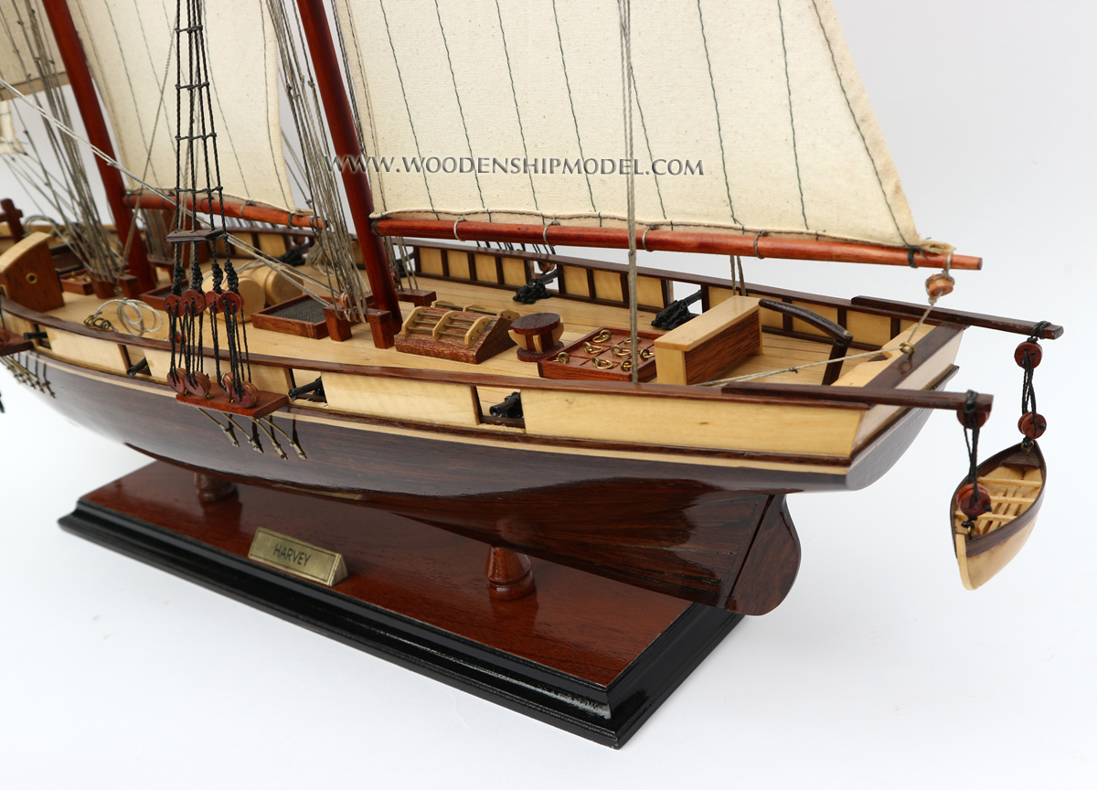 Schooner model Harvey