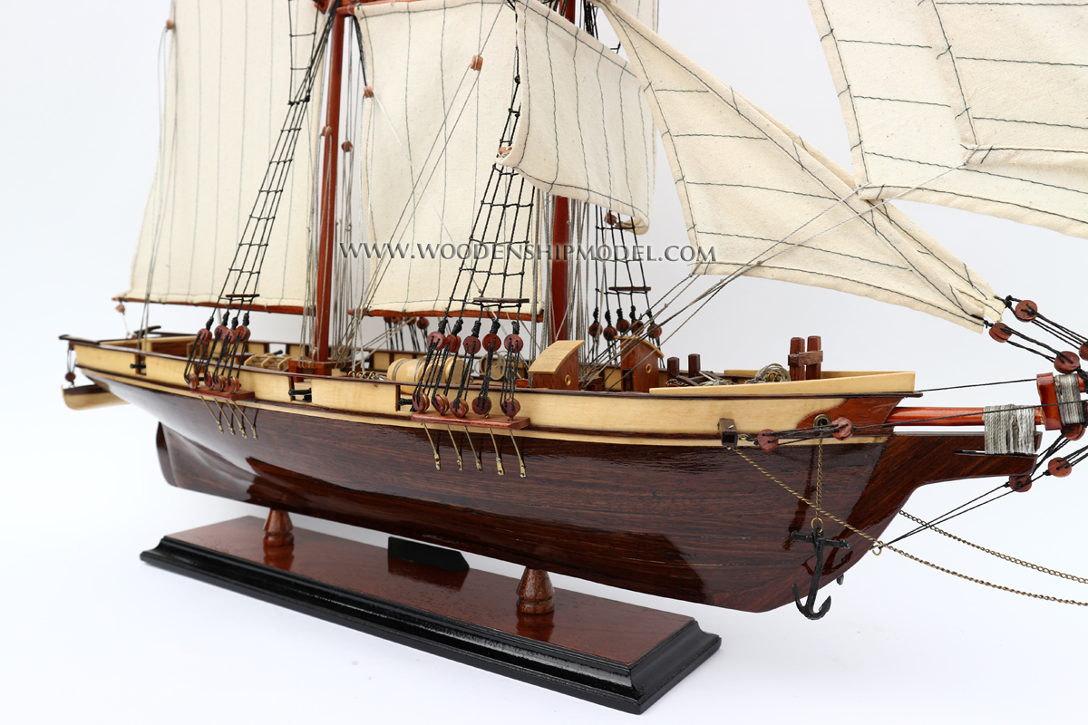 Harvey model ship