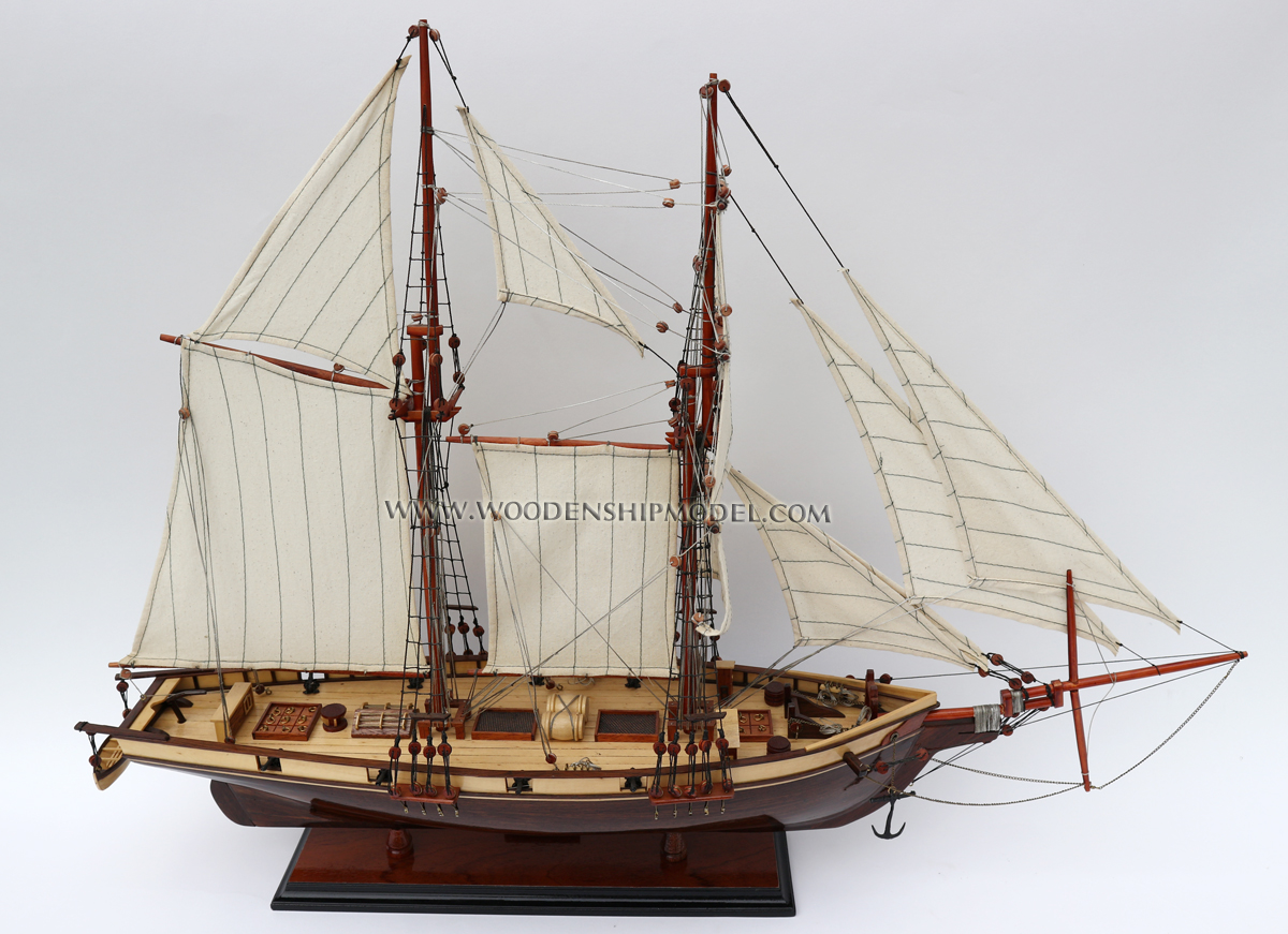 Harvey model ship