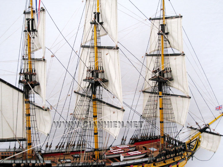 Model Ship HMS Agamemnon Mast