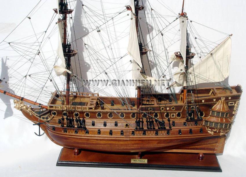 Hand-crafted Ship HMS Prince