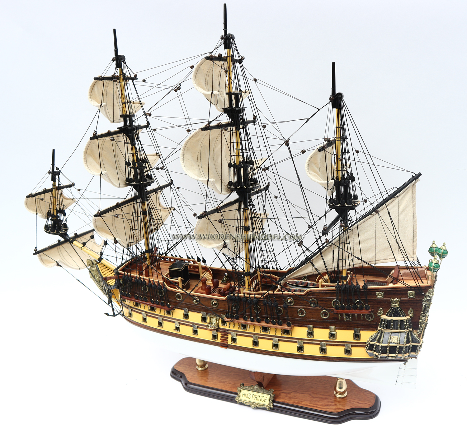 Hand-crafted Ship HMS Prince