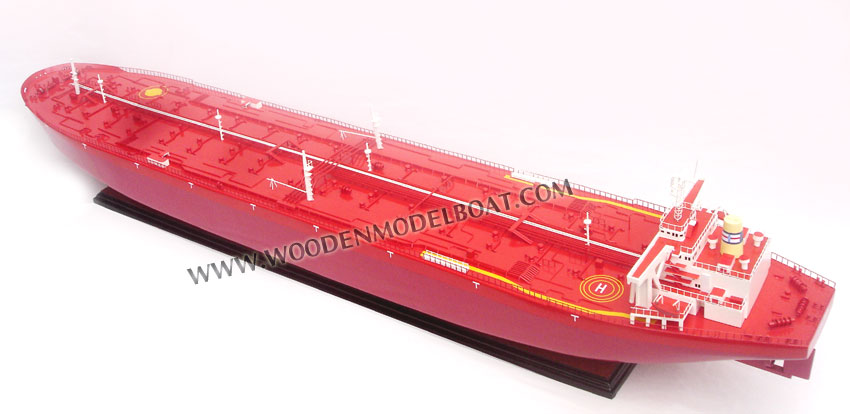 Wooden Model Ship -  Tanker Model Seawise Giant, Jahre Viking, Knock Nevis