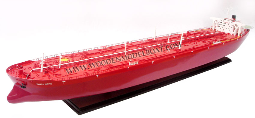 Tanker Model Knock Nevis ready for display